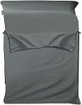 Frelaxy Sleeping Bag Liner, XL Travel Sheet & Camping Sheet for Backpacking, Hotel, Hostels & Traveling, Comfy & Easy Care, Full-Length Zipper/No Zipper, 4 Seasons Warm Cold Weather, Adults & Kids