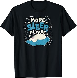 Pokémon - Snorlax More Sleep Please T-Shirt