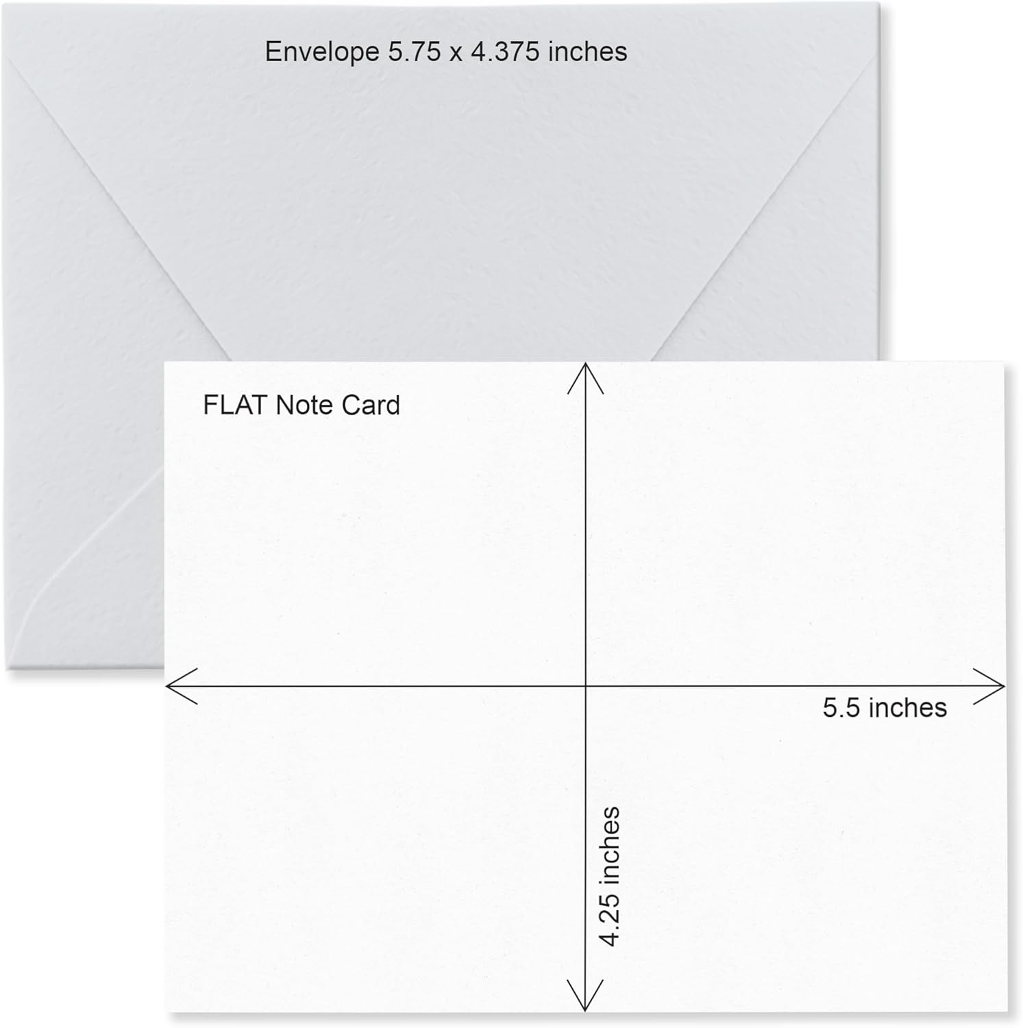 Personalized Note Cards Stationery for Men with Name and Border - Custom Stationary Set with Envelopes - Flat A2 Custom Notecards, Choose Your Colors and Set Size (Double Border Modern Font)