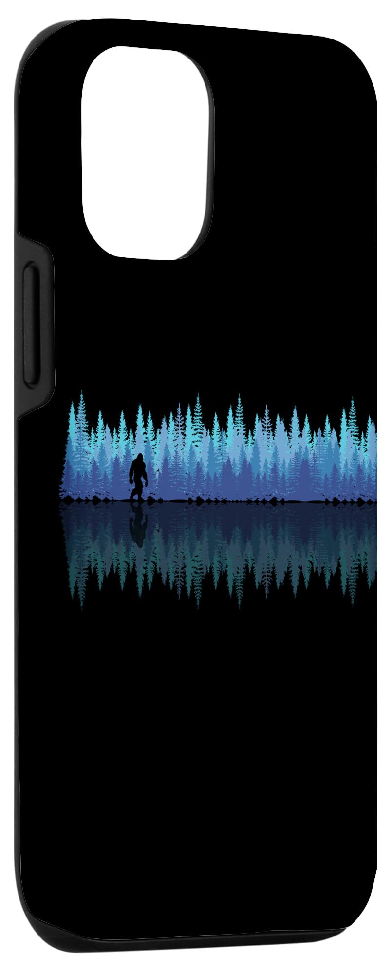 iPhone 14 Reflection Forest Trees Sasquatch Conspiracy Yeti Bigfoot Case - Image 3