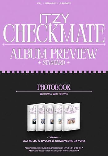Miniatura 6 de ( Pre-Order ) ITZY CHECKMATE Mini Album ( Standard Edition - LIA Version. )+1ea ITZY Store Gift Card K-POP SEALED
