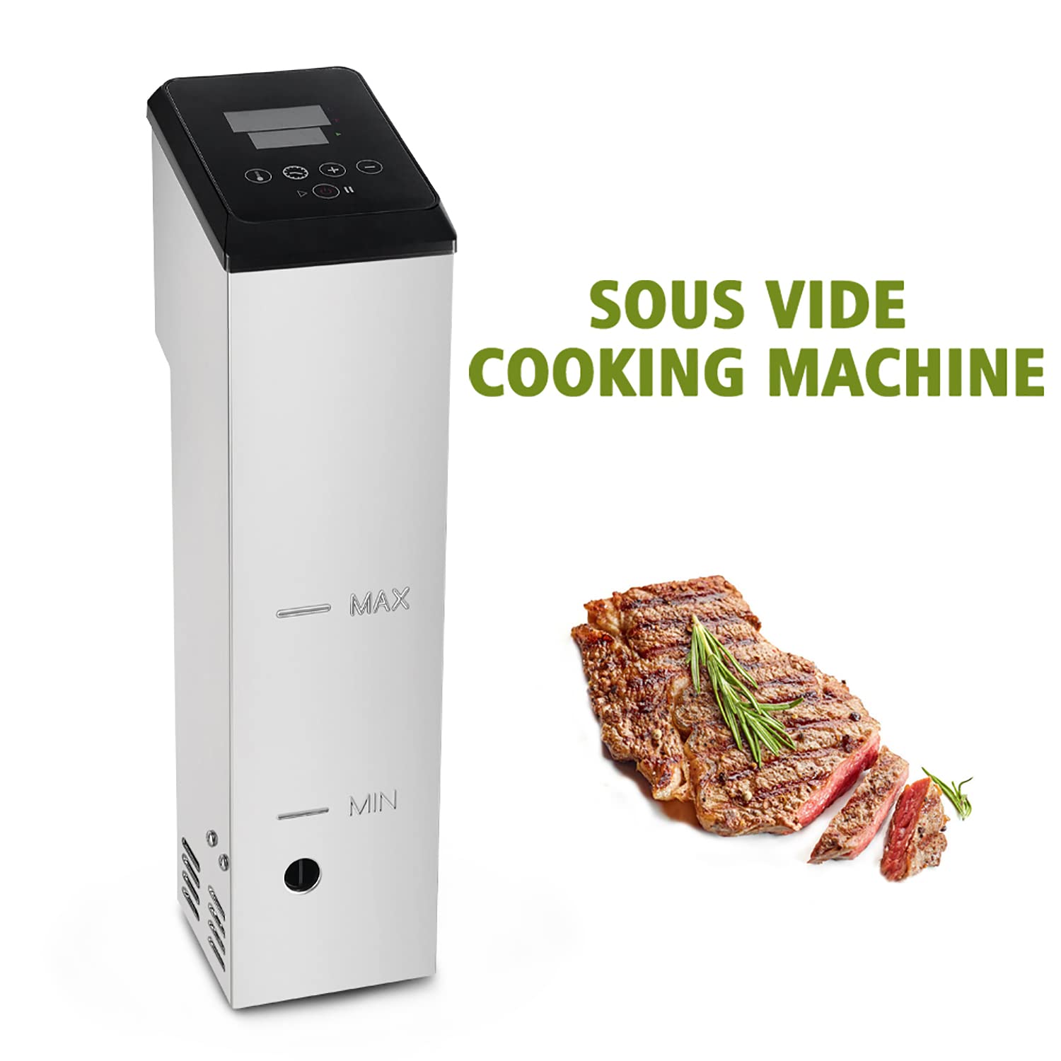 Robot da Cucina per Cottura Sous Vide - Pentola a circolazione a Immersione Professionale per la Lavorazione di Alimenti a Bassa Temperatura