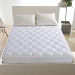 LEISURE TOWN King Overfilled Mattress Pad Cover-Cooling Mattress Topper Pillow Top-Snow Down Alternative Fill (8-21?Deep Pocket)