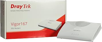 DrayTek Vigor 167 Supervectoring/VDSL2/ADSL2+ Modem DE-at-CH White Standard
