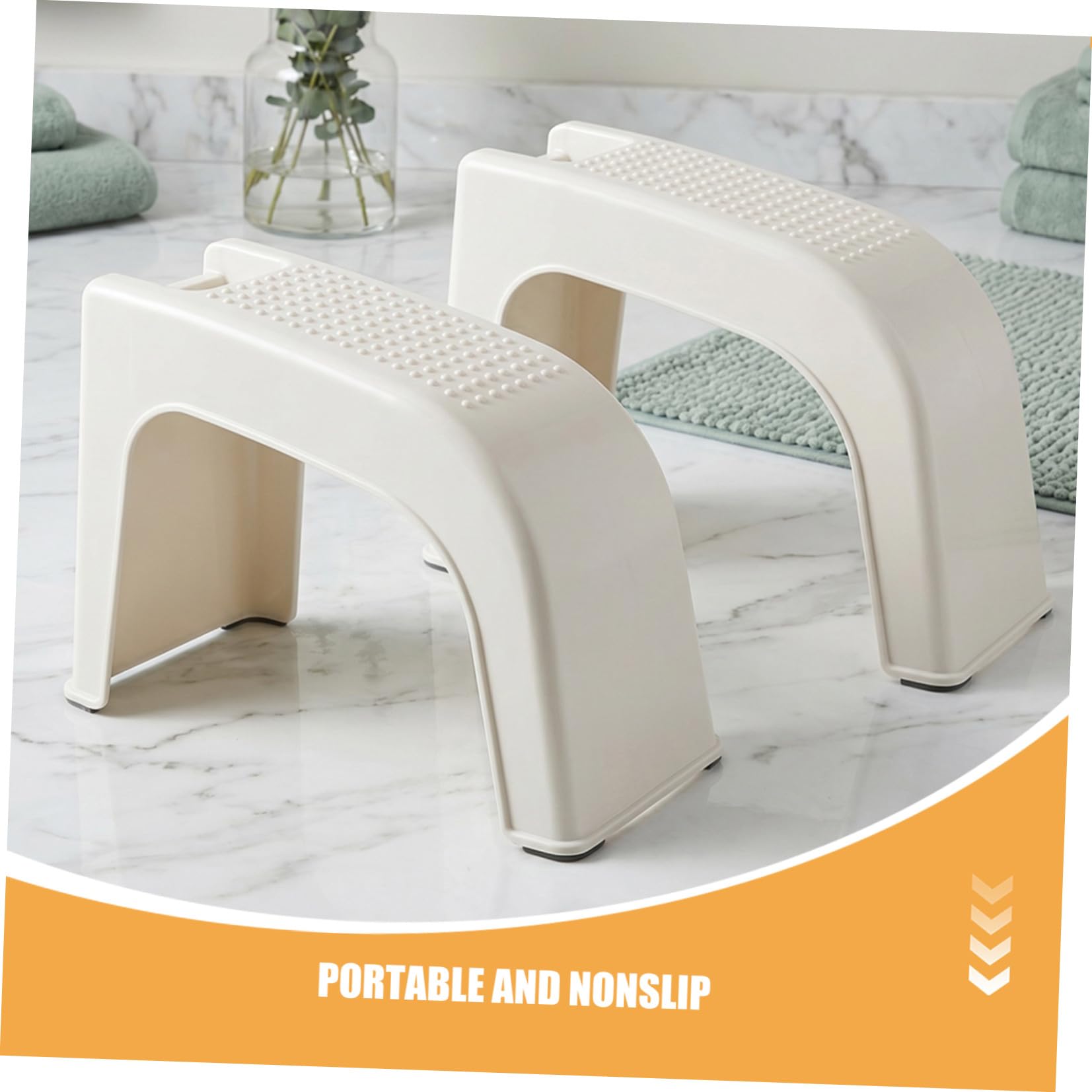 2 Pezzi Sgabello per Pedicure Professionale per Manicure e Pedicure Comodo e Stabile per Saloni di Bellezza e Utilizzo Personale