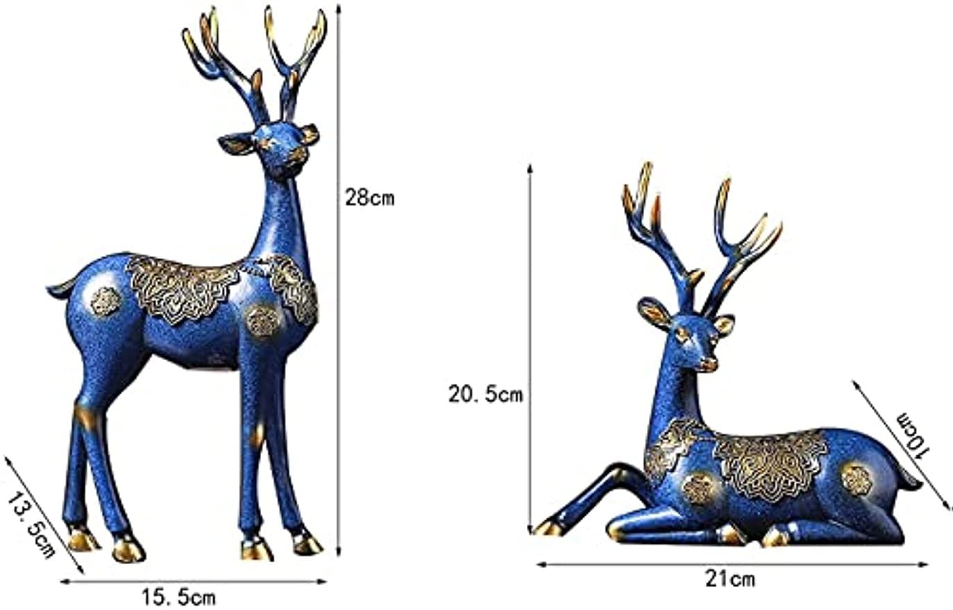 Amazon.co.jp: 置物 鹿の置物 おしゃれ 卓上 北欧 オブジェ 小物置き