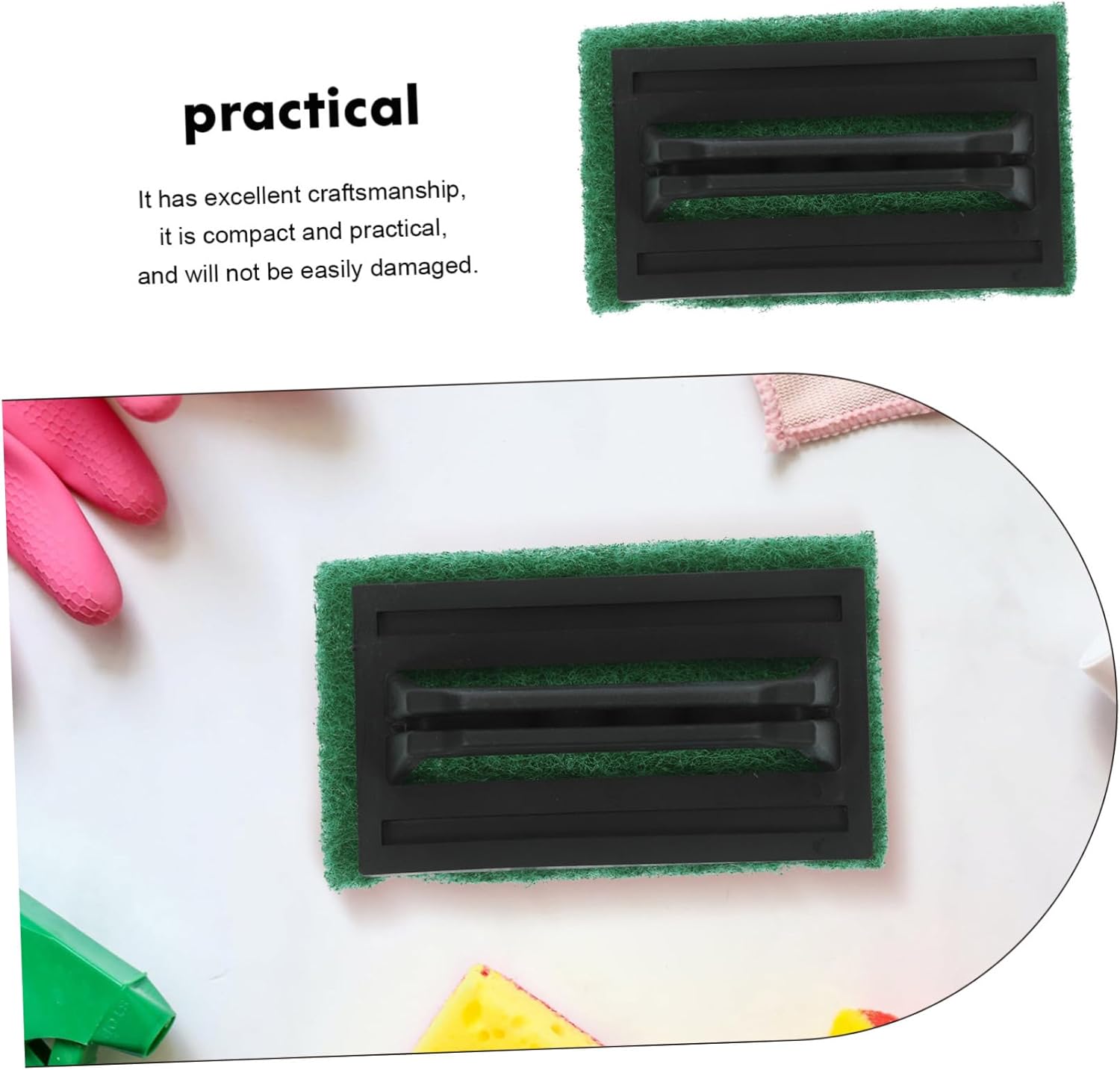 jojofuny 12pcs Screen Printing Cleaner Brush Ink for Graphic Textile Applications Easy to Use Space-Saving Design Scrub Pads for Efficient Ink Cleaning