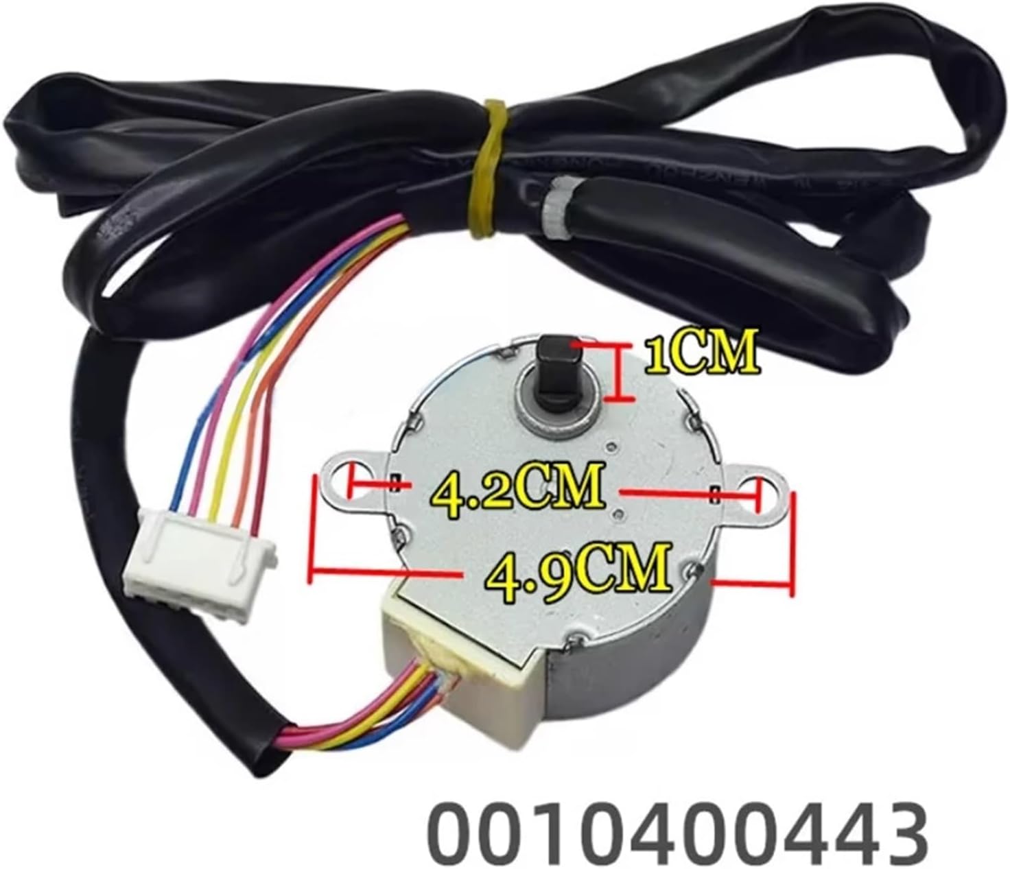 Air Conditioning Drift Swing Wind Motor Stepping Motor，Compatible For Haier，35BYJ46 0010400443 DC12V Air Conditioner Motor Replacement