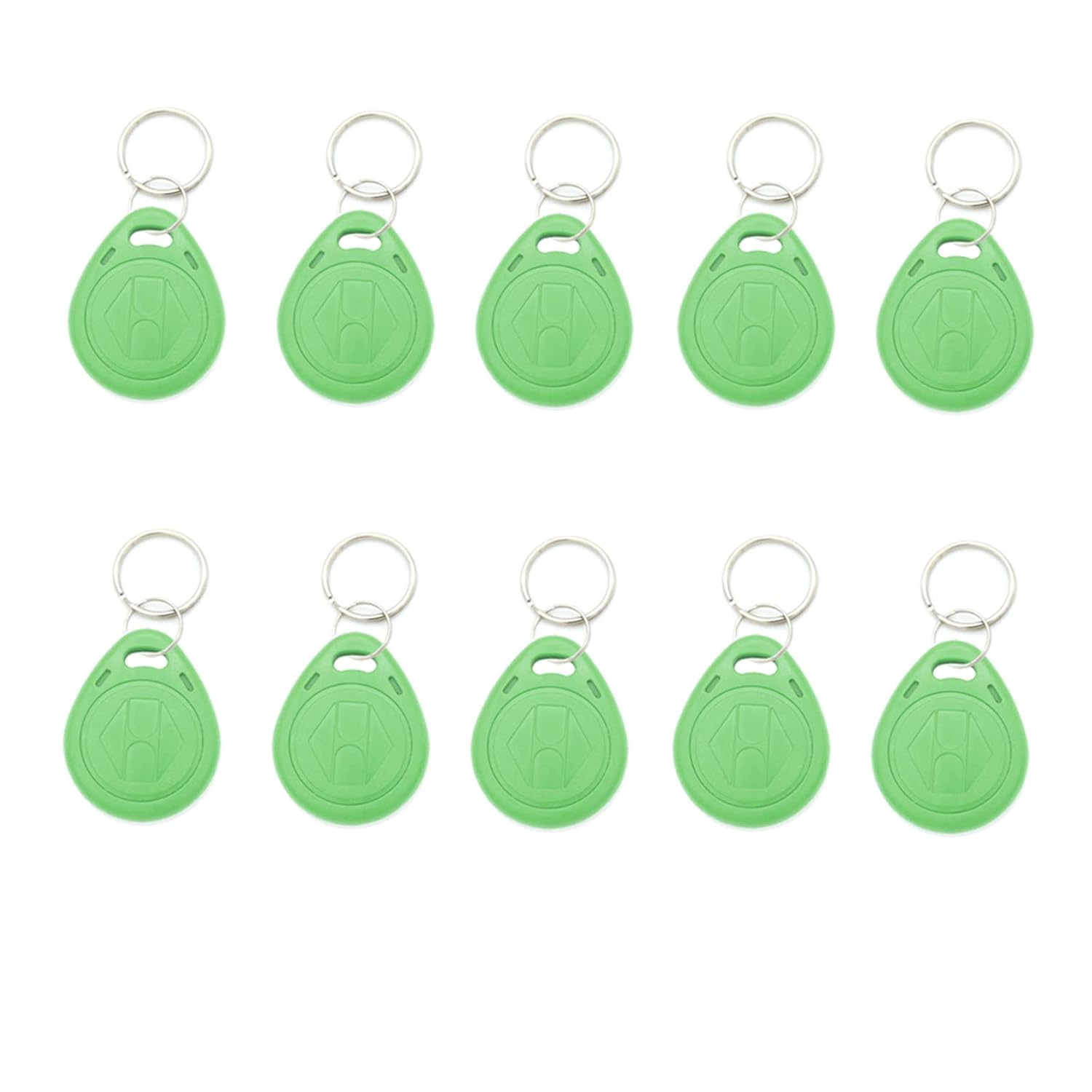 10pcs Plastic 125KHZ Rewritable Writable ID Cards Keyfobs RFID Copy Key