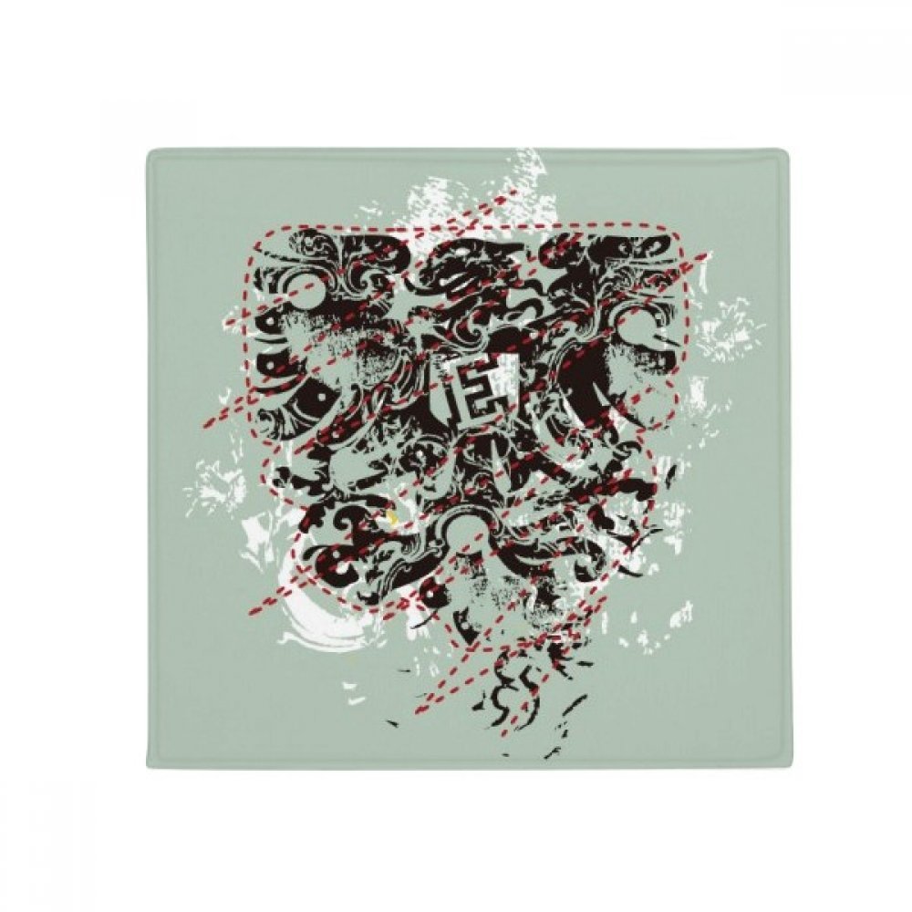 Tapis antidérapant graffiti 80x80cm lavable pour porte et cuisine