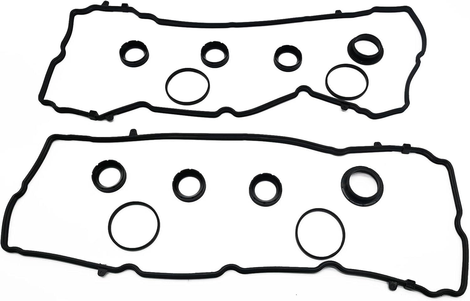 Engine Valve Cover Gasket Set Compatible with Dodge Avenger Challenger Charger Durango Journey Replacement for Jeep Cherokee Grand Cherokee Wrangler JK V6 3.2L 3.6L Replace VS50657