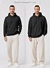 Sudadera casual oversized para hombre JMIERR, con capucha, cuello con cordón, algodón, manga larga, Global Recycled Standard 5