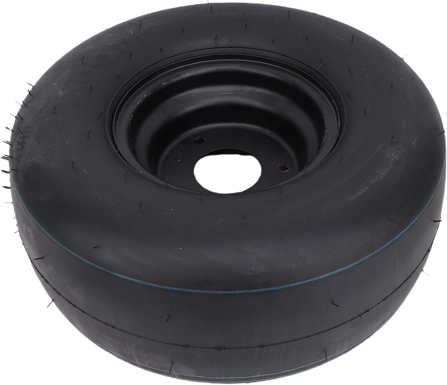 Luocute 13x6.50-6 Tire Wheel, Puncture Proof 6in Tubeless Tire with Rim for Garden Tractor Rider Mower ATV UTV Quad Off Road Go Kart Cart