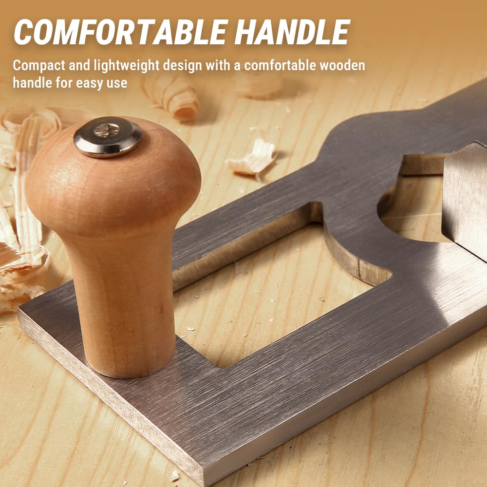 Herramienta De Carpintería De Mano, Plano Enrutador, Herramientas De Cuchillos Cepilladores Manuales De Carpintero Con Tornillo De Madera DIY
