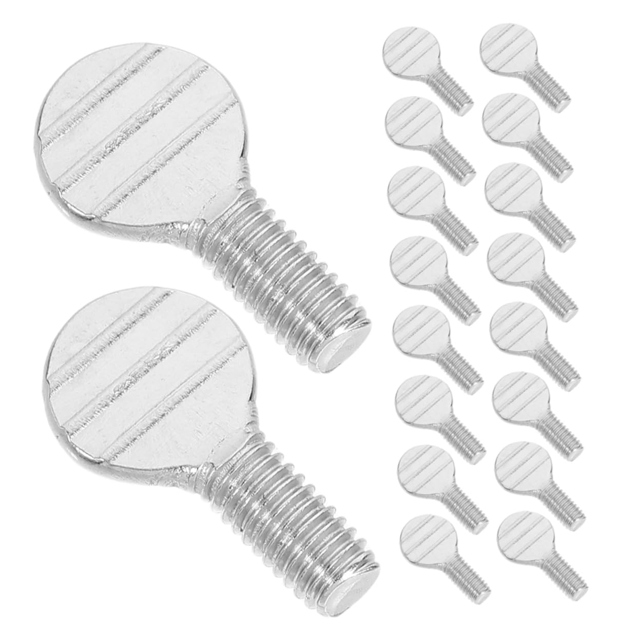 Alipis 10 Pairs Stainless Screws for Rotisserie Forks Tightening Screws Precision Thread Design for Air Fryers and Ovens