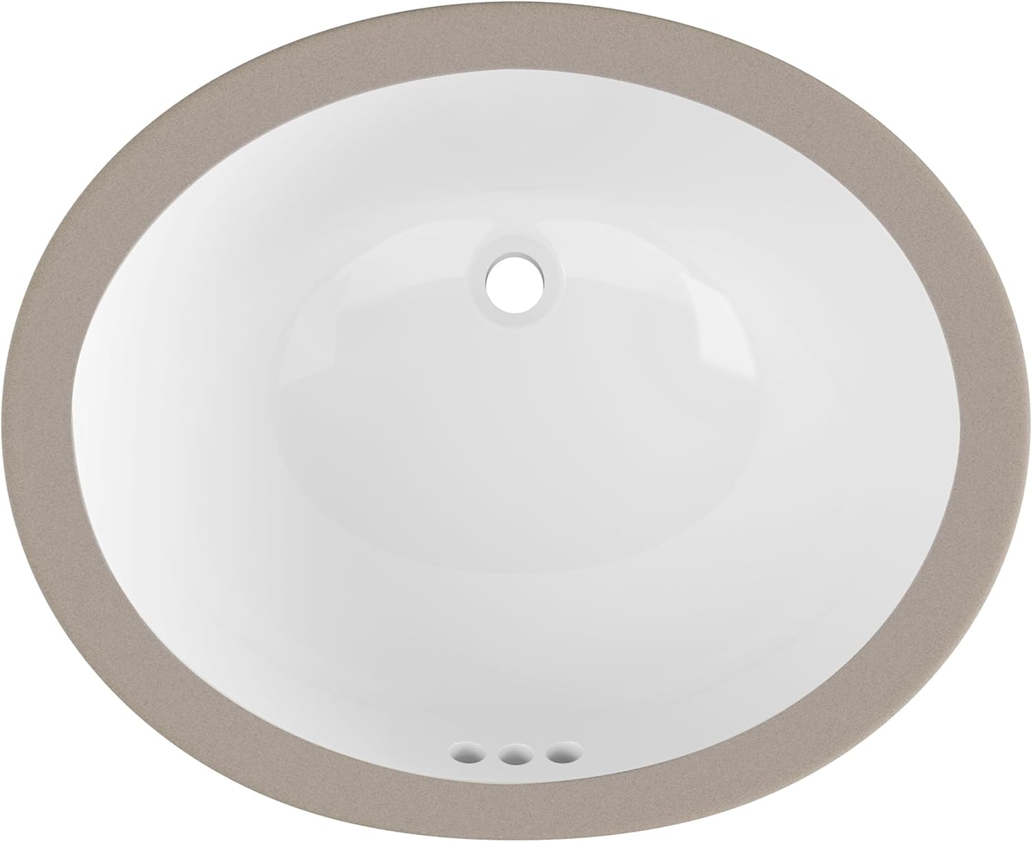 PROFLO PFS20174 Getchell 20" Oval Enameled Steel Drop In Bathroom Sink with Overflow and 3 Faucet Holes at 4" Centers - White