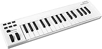 Vista 3 de MIDIPLUS AKM320L Controlador de teclado MIDI, blanco, 32 teclas