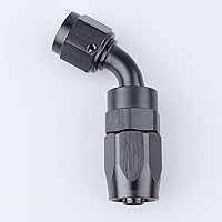 Vista 29 de AC PERFORMANCE -4 AN Montaje de extremo de manguera giratoria de 45 grados Aluminio Negro