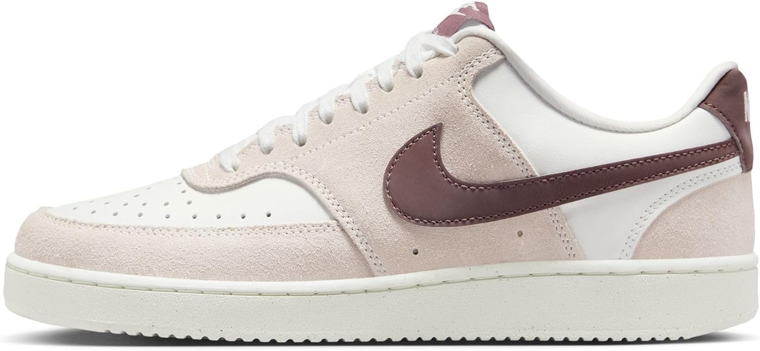 Nike Womens Court Vision Low Summit White/Tattoo-Phantom Basketball Shoes UK 5.5