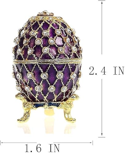 Miniatura 2 de Paquete de caja de baratijas de huevo morado y huevo azul