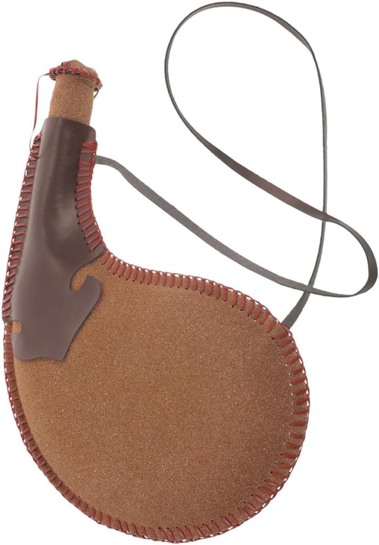 VICASKY Leather Bota Bag Traditional Water Canteen for Camping Adventures