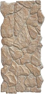 Lumizone High-Density Polyurethane Faux Stone Siding Panel 47.24"×22.04" for Interior Exterior Decor Covering Rock Panel PU NO.1 (1, A-1, 47.24"×22.04")