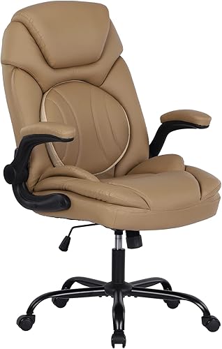 Miniatura 1 de Comermax Sillas ergonómicas ejecutivas de oficina con soporte lumbar ajustable, mecedora de 90-120, sillas de escritorio giratorias con reposabrazos