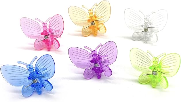 30Pcs Colorful Butterfly Plant Clips Orchid Support Clips Garden Plant Vine Flower Clips