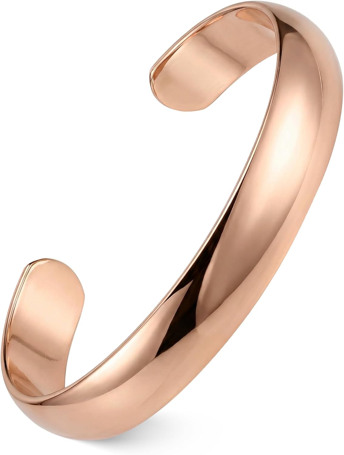 Feraco Pure Copper Bracelets for Women & Men, 99.99% Real Copper Tibetan Cuff Bangle, Adjustable Handmade Jewelry Gift