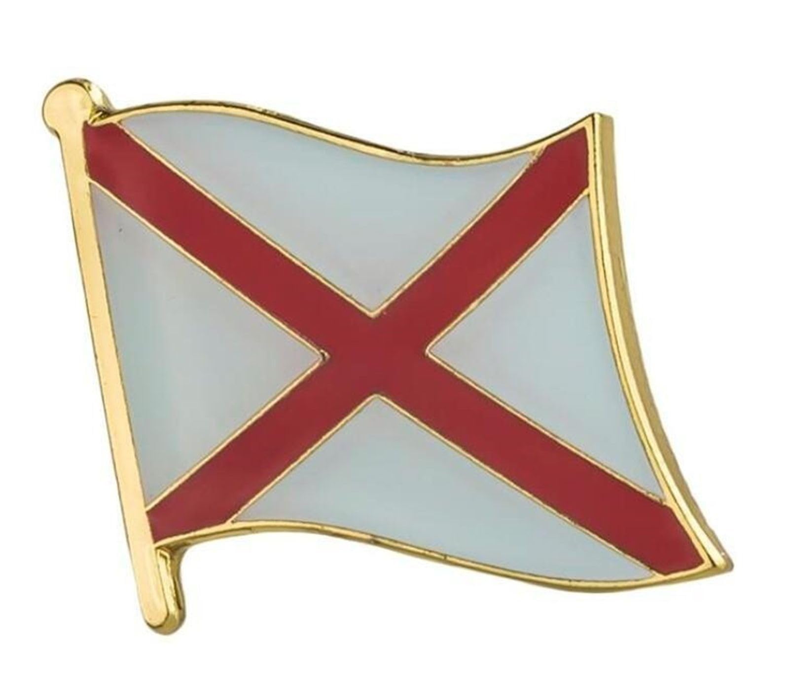 Ysmzzmsy Ysmzzmsy 1 PCS(0.75x0.63 inch) National Flag Pin Suit lapel flag pins Plated Metal Enamel Souvenir Hat Men Women Patriotic 