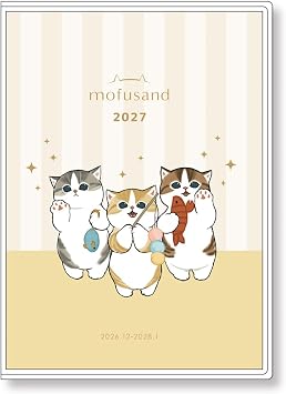 2027 Notebook Mofusand B6 Block Weekly Diary / Playing Yan