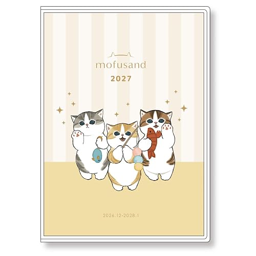 2027年手帳 mofusand B6 ブロックウィークリーダイアリー/遊んでにゃん