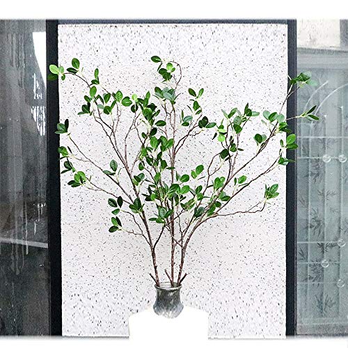 Ollain 43" Artificial Greenery Stems Plants Faux Leaf Green Eucalytus Branches Ficus Twig Fern Fake Green Bushes Shrubs For Home Party Wedding Decoration (4 Pack) #TOP2