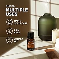 Vista 5 de Gya Labs Rosemary Essential Oil - 0.34 Fl Oz - for Hair, Skin, Diffuser, Aromatherapy & DIY Candle Making Scent