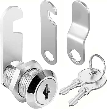 16mm Mailbox Letterbox Cabinet Cam Lock with Key Alike, Postbox Toolbox Locks Drawers Dresser Cupboard Door Furniture Locker Lock