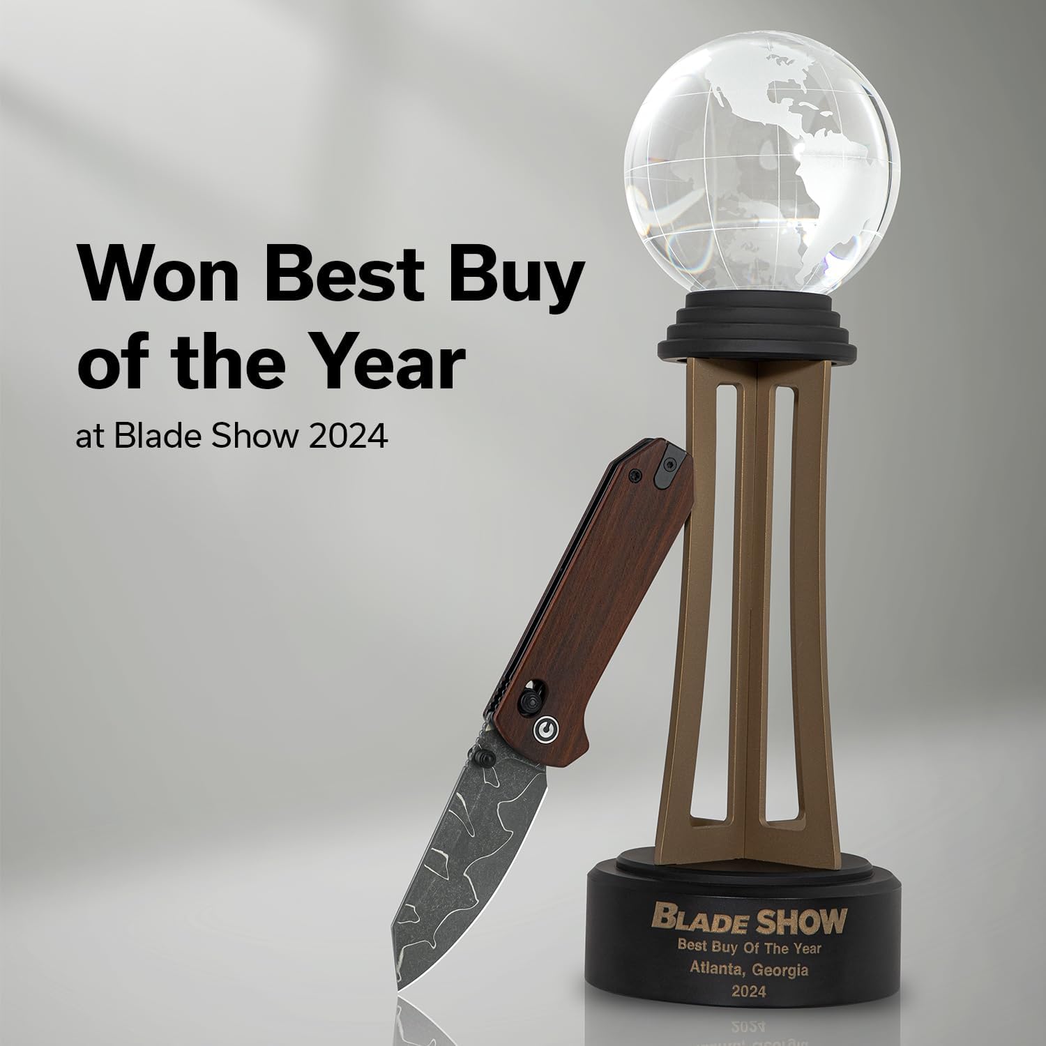 CIVIVI Yonder Folding Pocket Knife for EDC, Crossbar Lock Knife with 2.88" New Damascus Blade Wood Handle, Lightweight Knife Gifts for Men Women Camping Hiking, Designed by Zac Whitmore C23073B-DS2