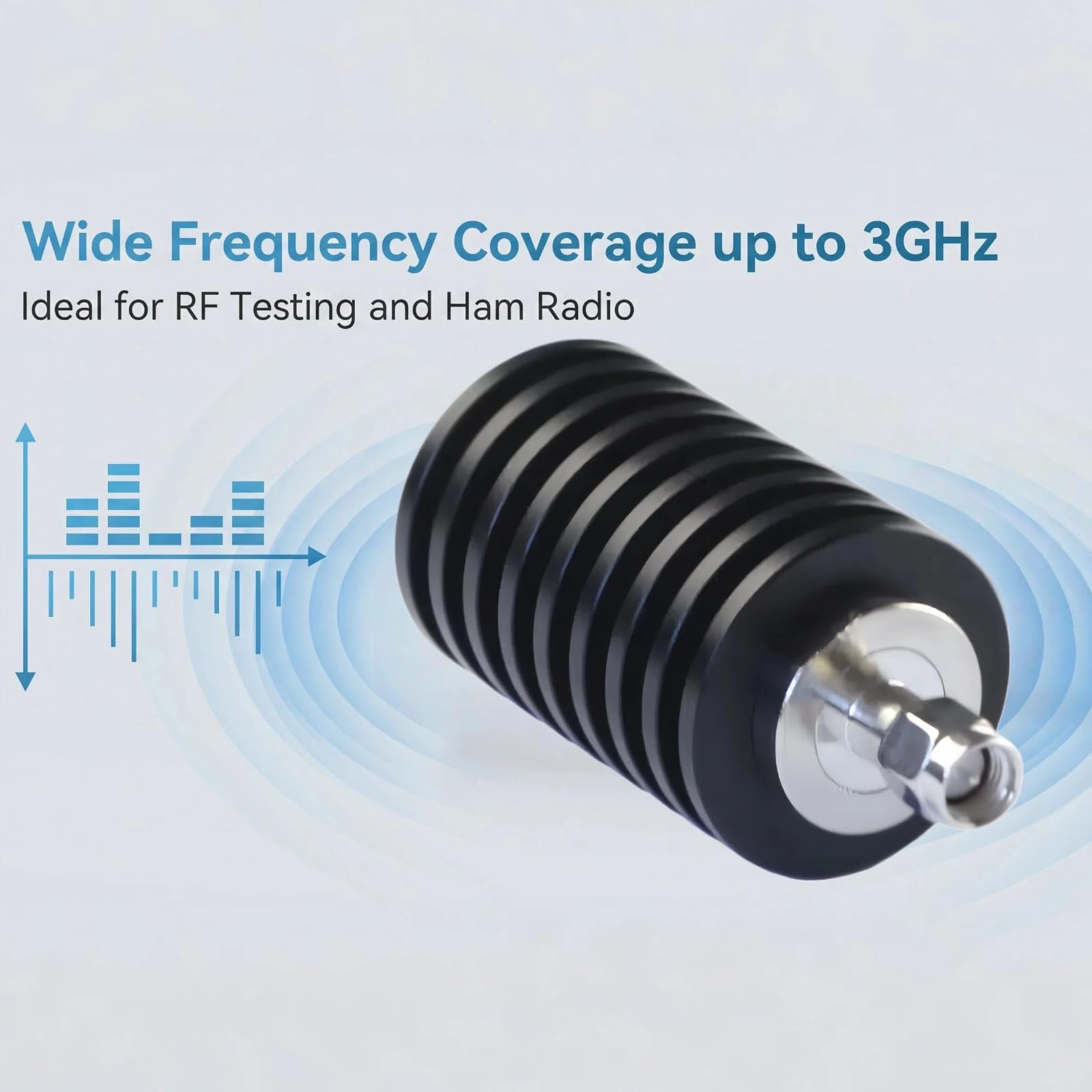 BECEN Charge fictive de SMA-J 25 Watt - Borne 25 W 3 GHz 50 Ohms Connecteur SMA