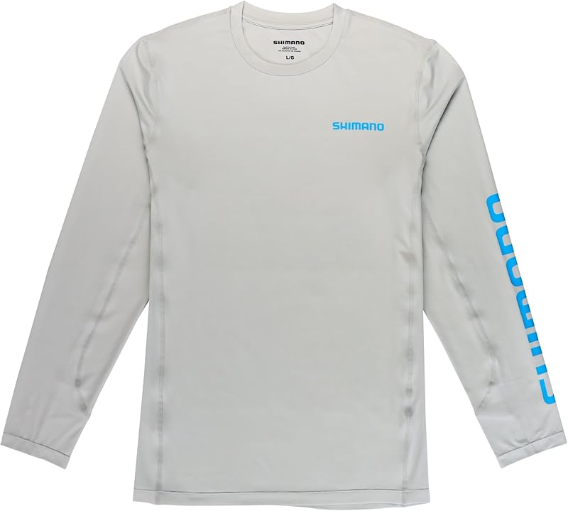 remera de manga larga de rendimiento - Color - Tamaño del cielo - Pesca LG (ATEESUNLSLSK)