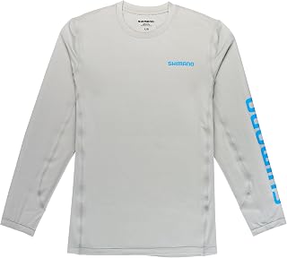 remera de manga larga de rendimiento - Color - Tamaño del cielo - Pesca LG (ATEESUNLSLSK)