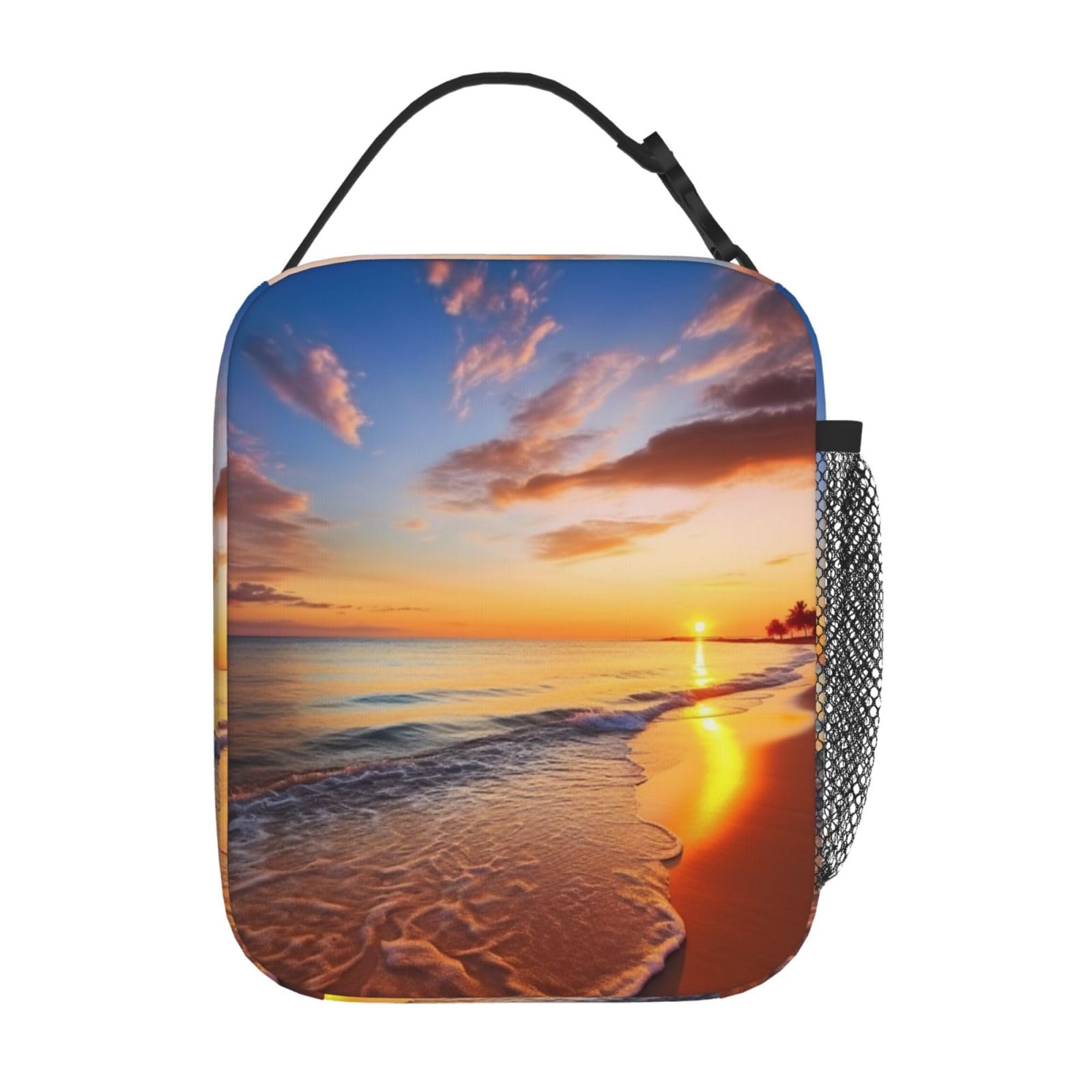 BAAROO Simpatica borsa termica Axolotl portatile per il pranzo, riutilizzabile, isolata, per lavoro, ufficio, spiaggia, picnic, campeggio