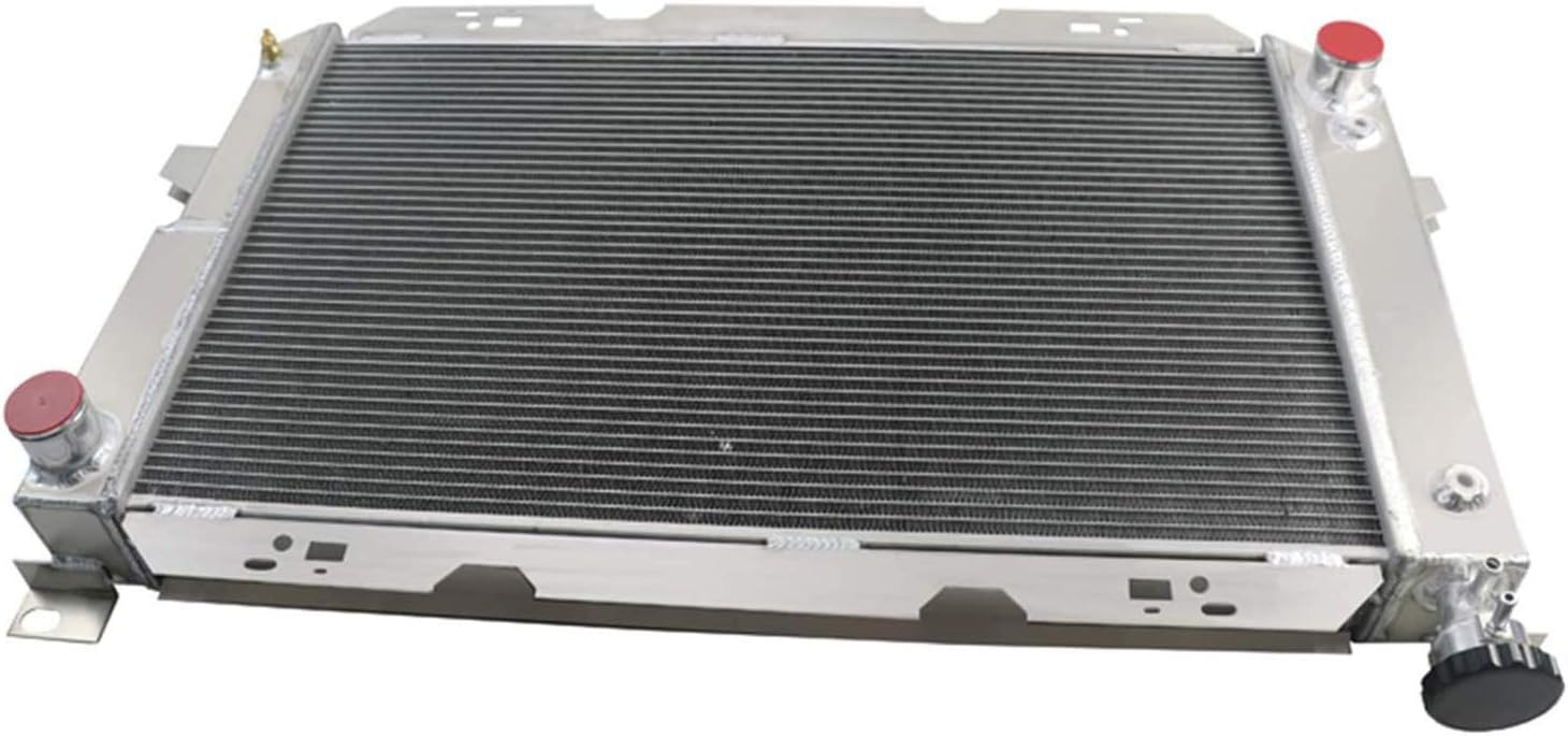 ALLOYWORKS 4 Row Full Aluminum Radiator For 1983-1997 F-Series 150 250 350 / Ford Bronco V8 AT/MT
