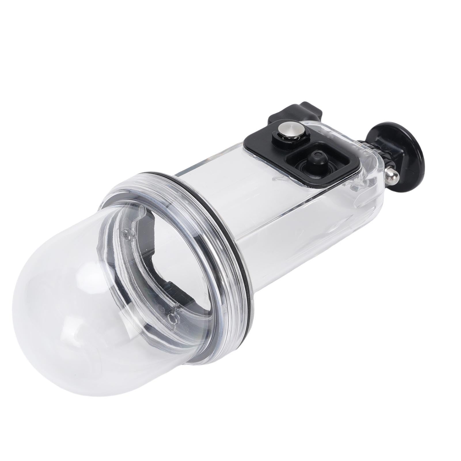 Custodia Subacquea, Custodia Protettiva Impermeabile Fino a 45 M per Fotocamera 3, Subacquea con Design a Cupola e Doppio Adattatore, Ideale per Immersioni, Snorkeling e Nuoto