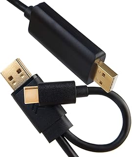 USB リンクケーブル Type-Cコネクタ付属USB データリンクケーブル MacBook/iPad/typeCポート付き携帯電話 対応 USB2.0 データ移行ケーブル 【パソコン/タブレット/スマートフォン/Windows/Mac データ...