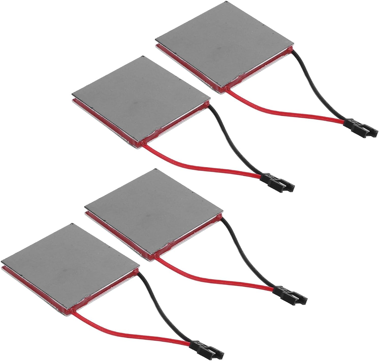 Acouto 4Pcs Universal Fireplace Fan Generator Plate Aluminum Alloy Repair Sheet for Efficient Functionality