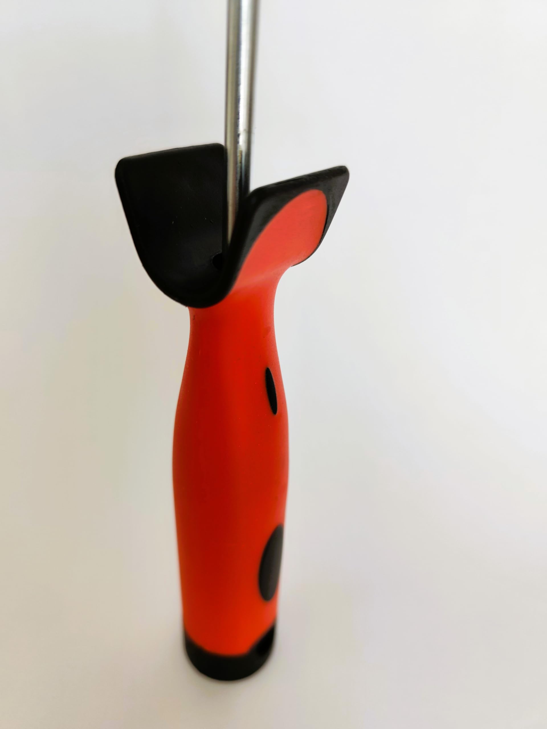 Set 4 Manici/Telai Rullo Quercos Soft Ø6 mm | Lunghezza 40 cm | Archetto in acciaio zincato | Impugnatura bi-materiale ergonomica | Per mini rulli 10–12 cm | Pacco risparmio fai-da-te e pittori