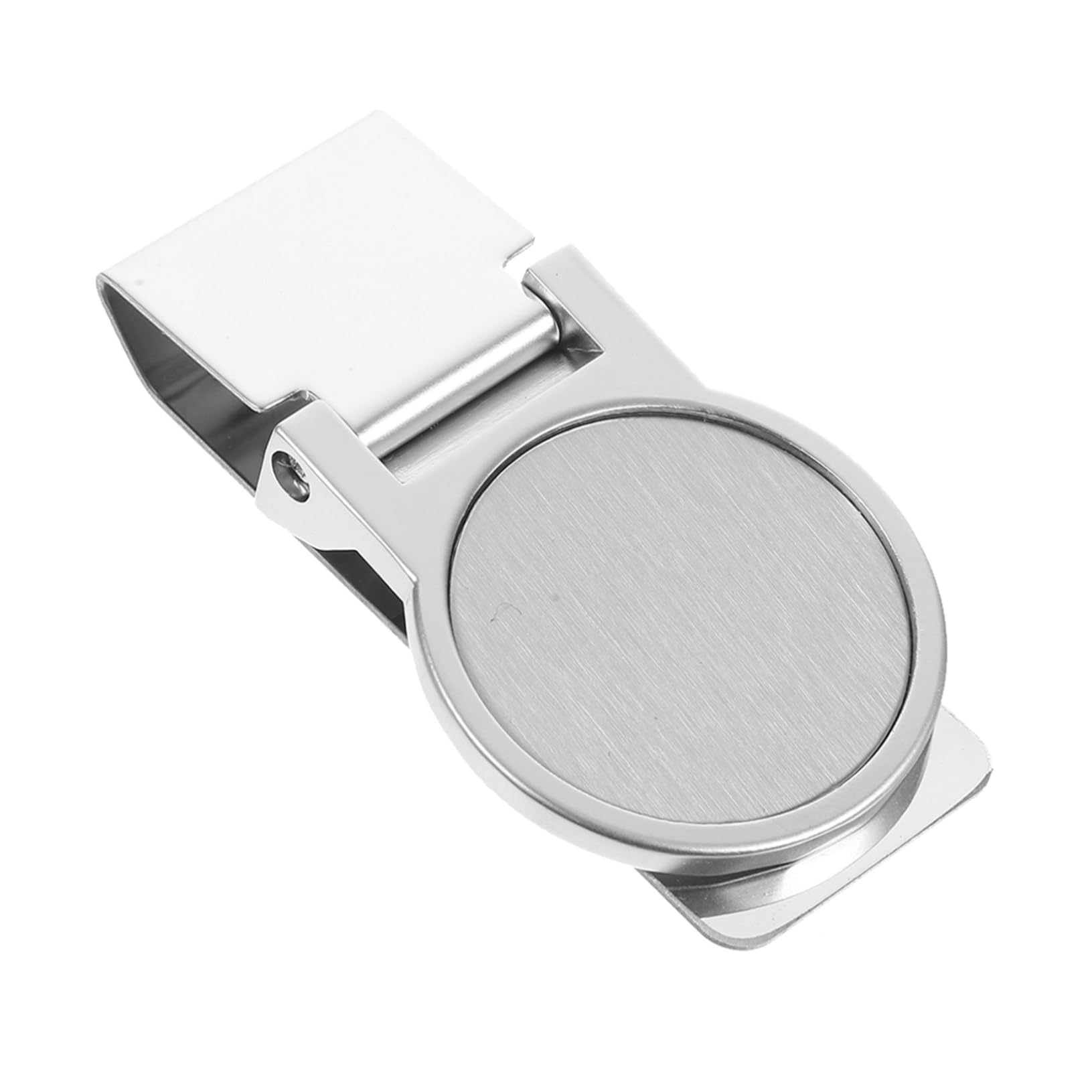 Ipetboom Stainless Steel Money Clip Practical Holder Card Holder Cash Clip Wallet Accessory