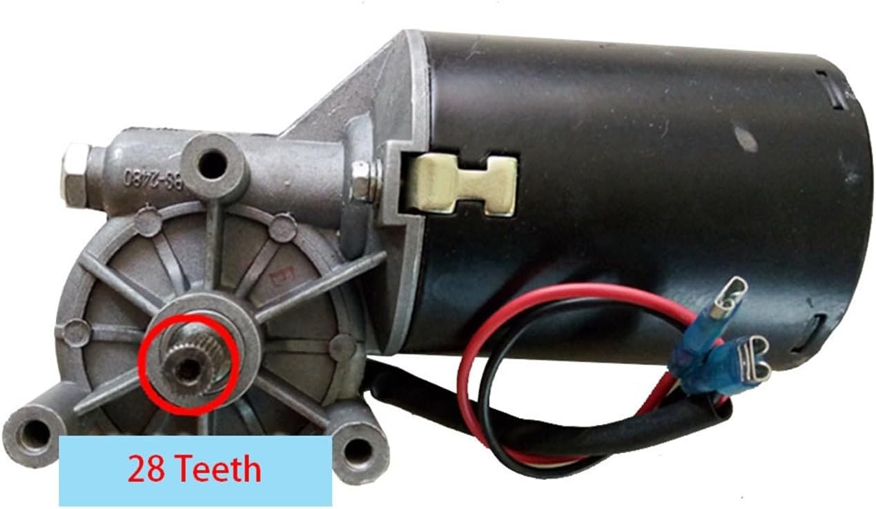 BS2480 Garage Door Motor Torque DC24 8N.m 55rpm Worm Gear Reducer Motor (Size : Hall Limit, Color : 24V)