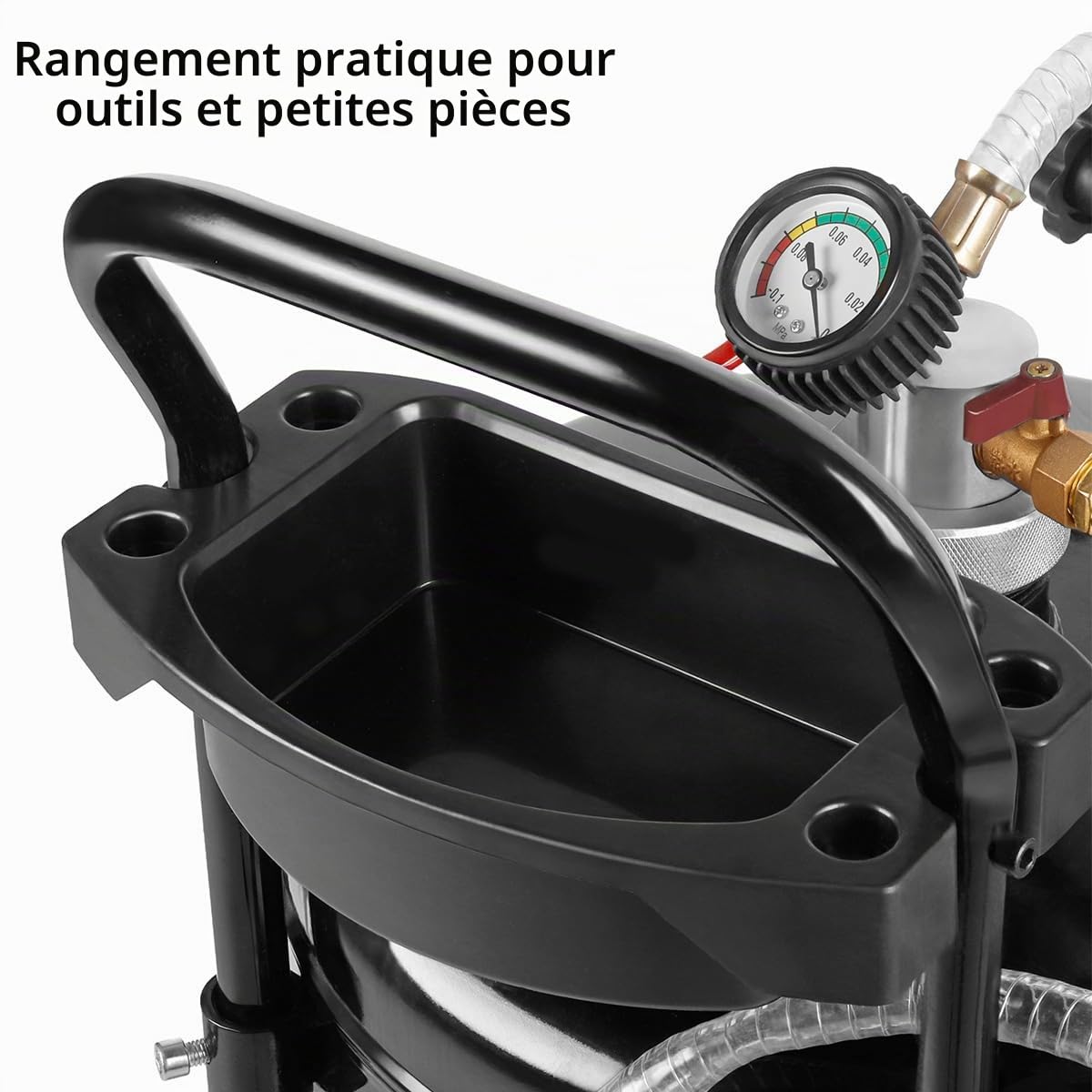 STAHLWERK Réservoir de collecteur d'huile avec une capacité de 70 l (OD-70 ST) – Collecteur d'huile mobile pour la récupération d'huile usagée lors du changement d'huile, dispositif d'aspiration