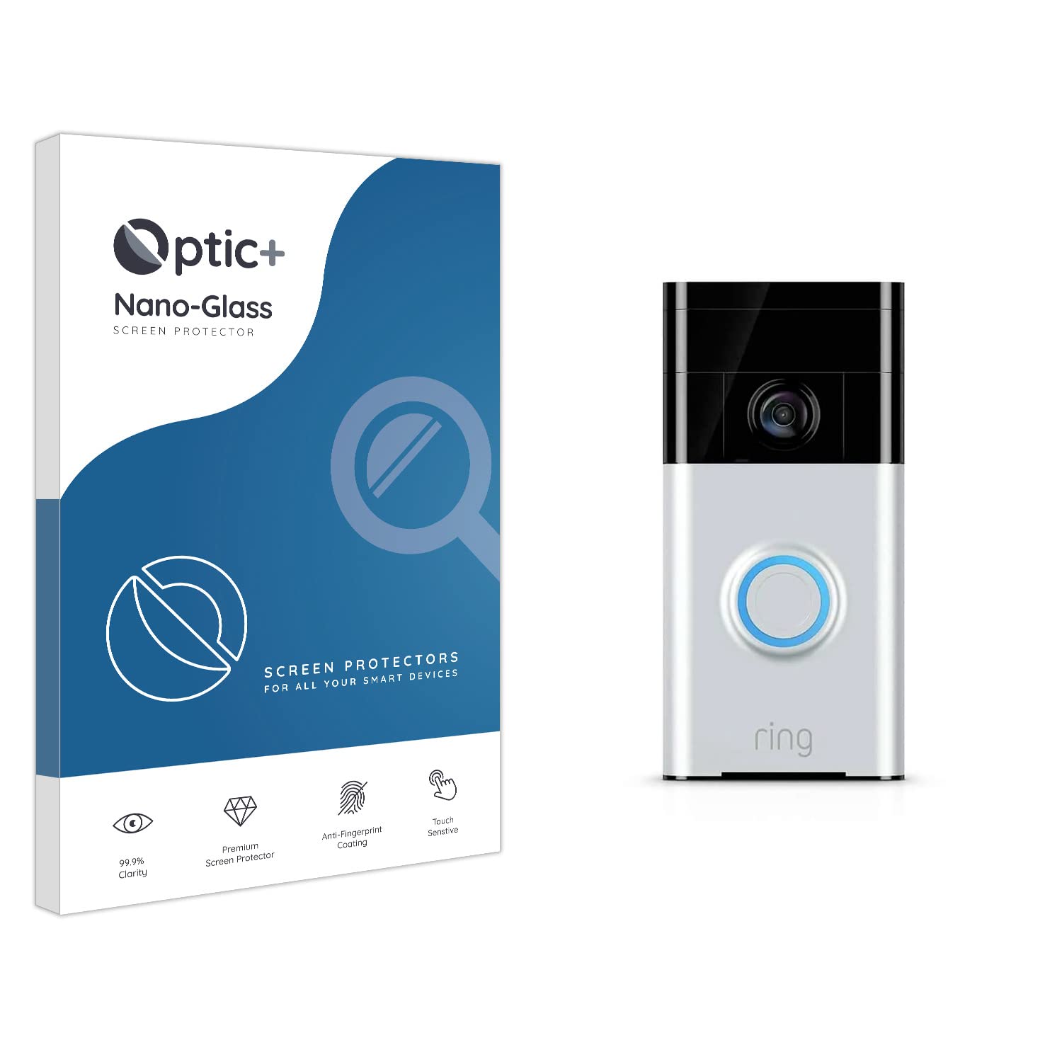 Protéger objectif sonnette Ring Doorbell 2 3 4 avec le verre Optic+ - 3