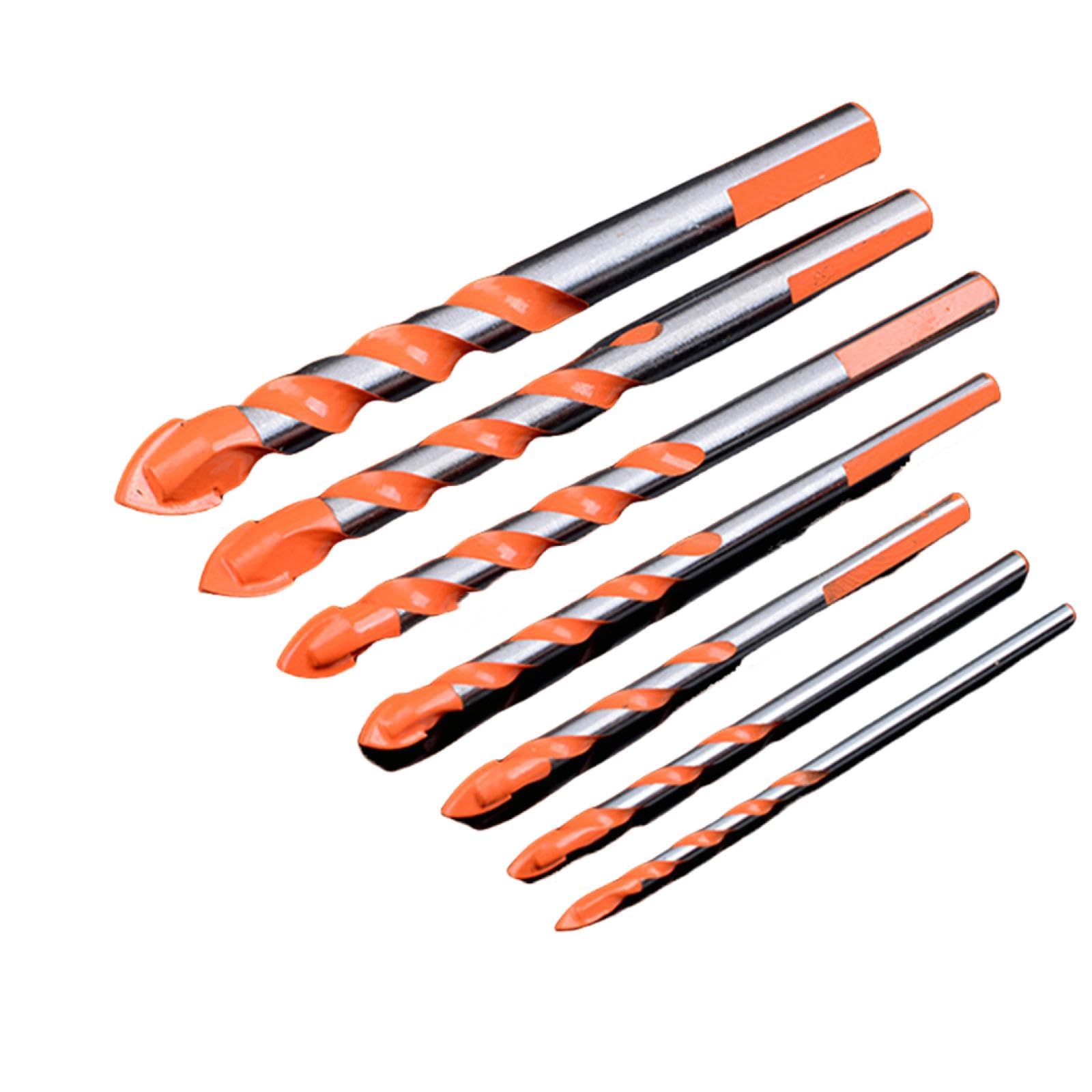 Forets à bois, Lot de 5 ou 7 forets for céramique, marbre, carrelage, métal, bois, plastique(7psc)